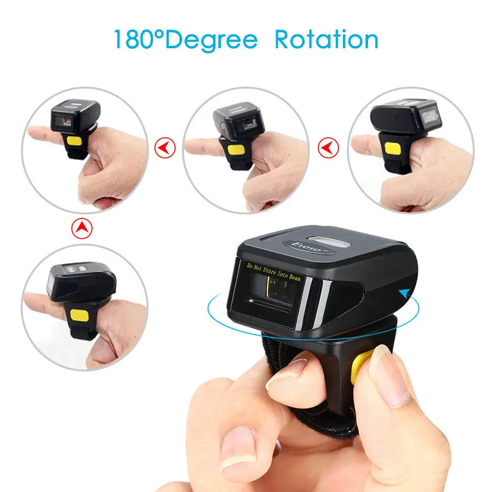 EYOYO MJ R30 сканер штрих кодов Bluetooth 1D беспроводной мини портативный HID SPP кода для Android