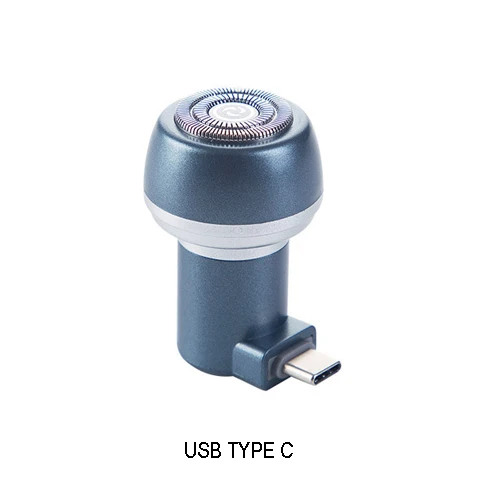 Type C ( Gray) YMY портативная Магнитная всасывающая телефонная бритва с питанием от USB электробритва для удаления волос Mini USB гаджеты - Цвет: Type C ( Gray)