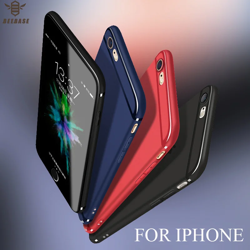 Чехол для телефона BEEBASE iphone 7 8 6s Plus роскошный Ультратонкий Мягкий чехол Apple X 5 5S SE