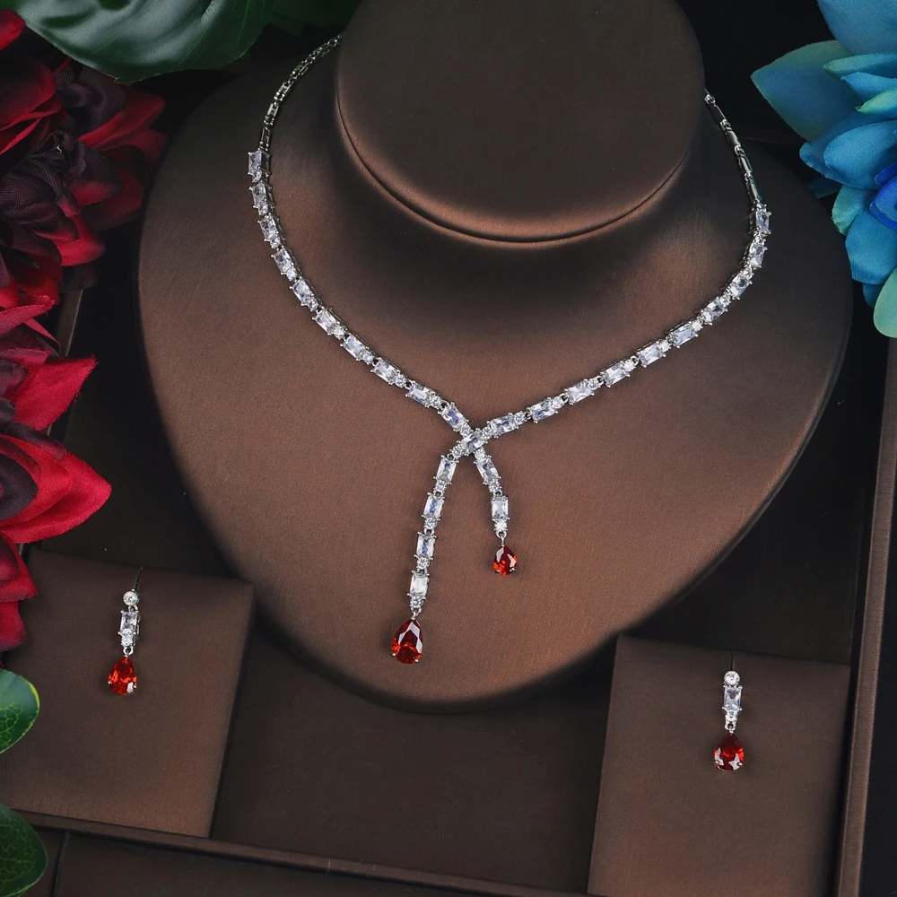 HIBRIDE роскошный дизайн зеленый маленький полный кубический циркон Свадебный