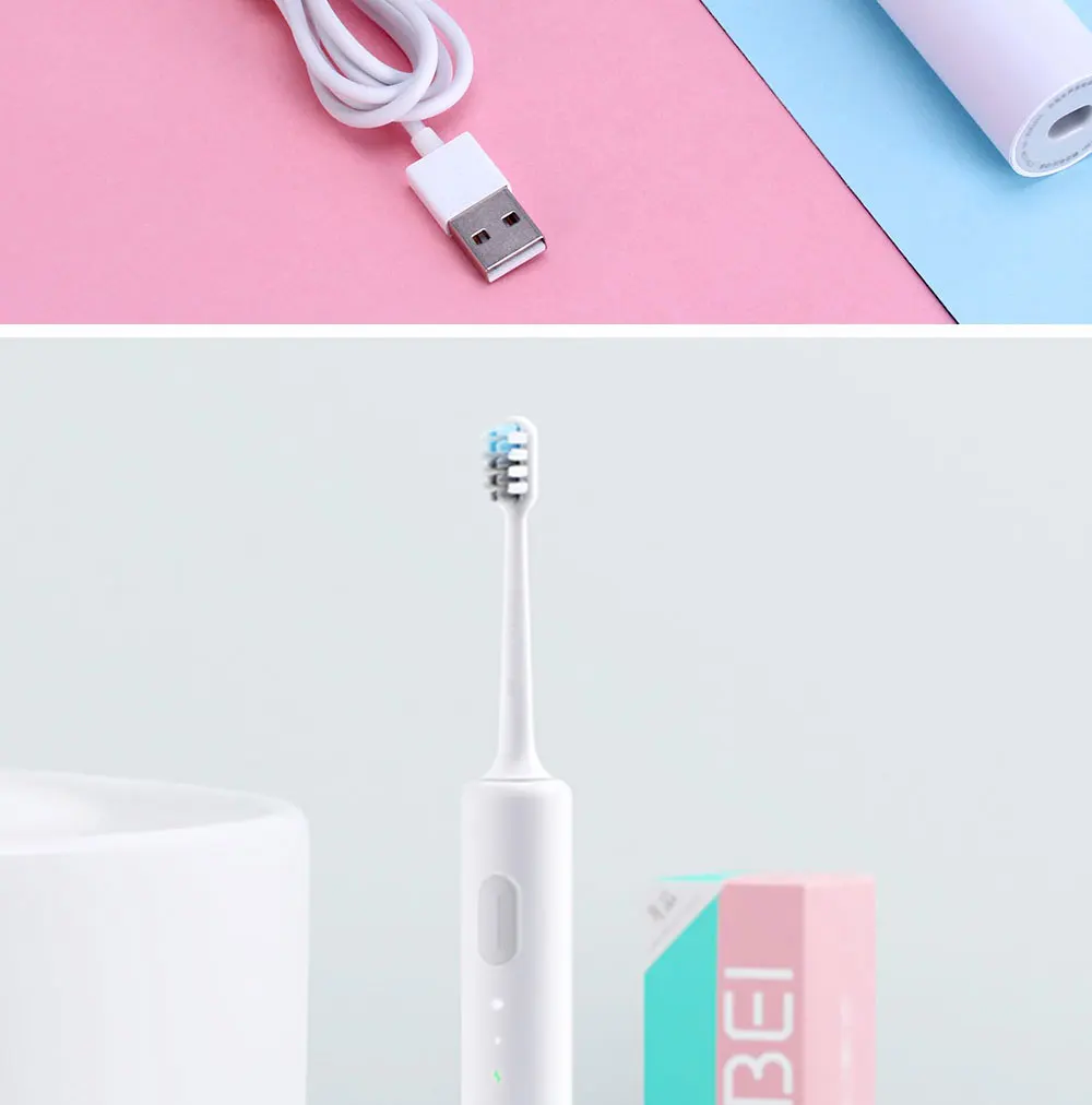 Xiaomi Mijia sonic электрическая зубная щетка Ультра звуковая отбеливание зубов Вибратор Беспроводная гигиена полости рта зубная щетка для взрослых