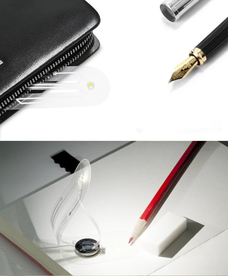Mini Bookmark Lamp Ultra Bright Flexible Novelty LED Book Lights Reading Lamp Clip Night Light for Laptop Notebook PC Computer
