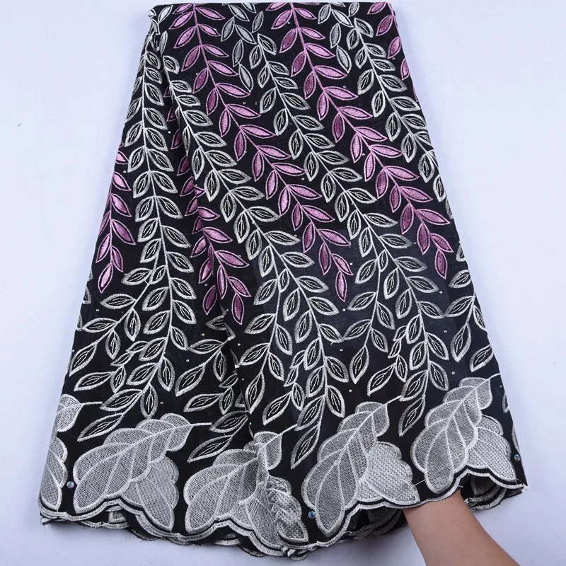 Хлопковая кружевная ткань швейцарская с камнями для sewing f1583 | Дом и сад