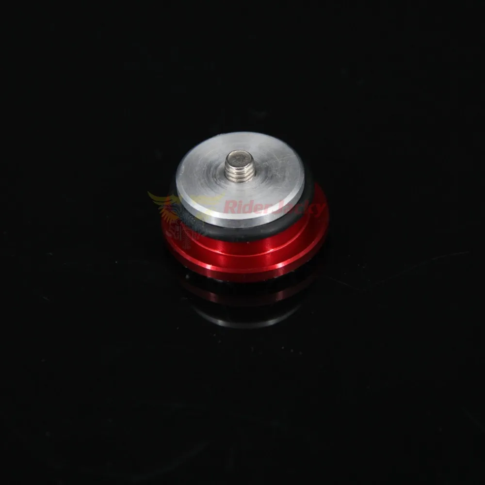 RiderJacky черно красная мотоциклетная CNC левая передняя крышка колеса двухцветная
