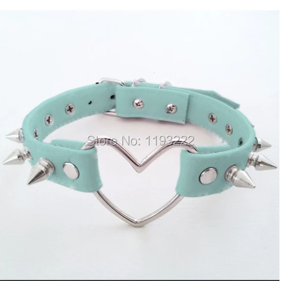 100% ювелирные изделия ручной работы в стиле Харадзюку чокер с большим сердцем