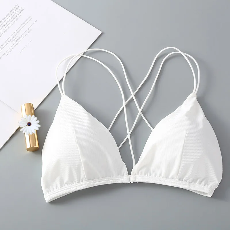 Бесшовный сексуальный бюстгальтер пуш-ап на пуговицах спереди нижнее белье с