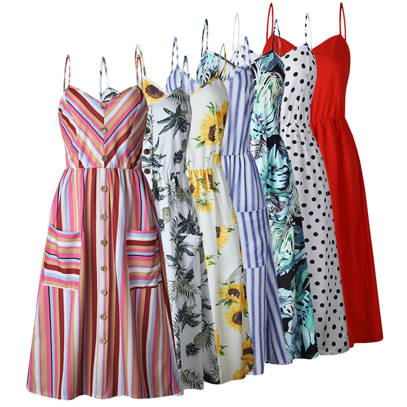 Летнее платье винтажный сарафан богемное женское сексуальное Цветочное туника