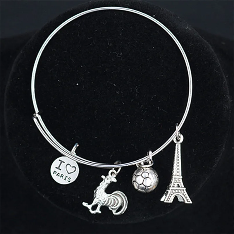 1 шт. Эйфелева башня I Love Paris подвеска петух футбол винтажный самодельный
