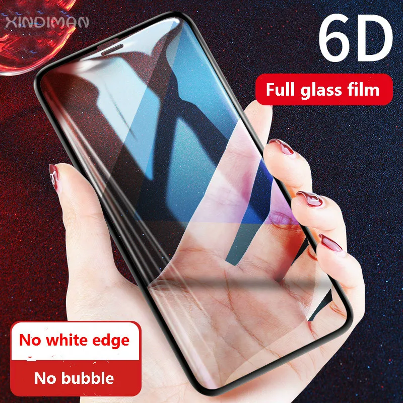 Xindiman легко установить 6D закаленное стекло полный охват корпус пленка для iphoneX