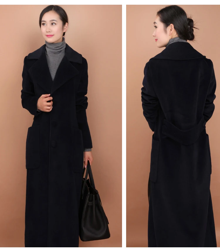 Женская Длинная шерстяная куртка тонкая темпераментная 2020|wool coat|woolen jacketcoats coats |