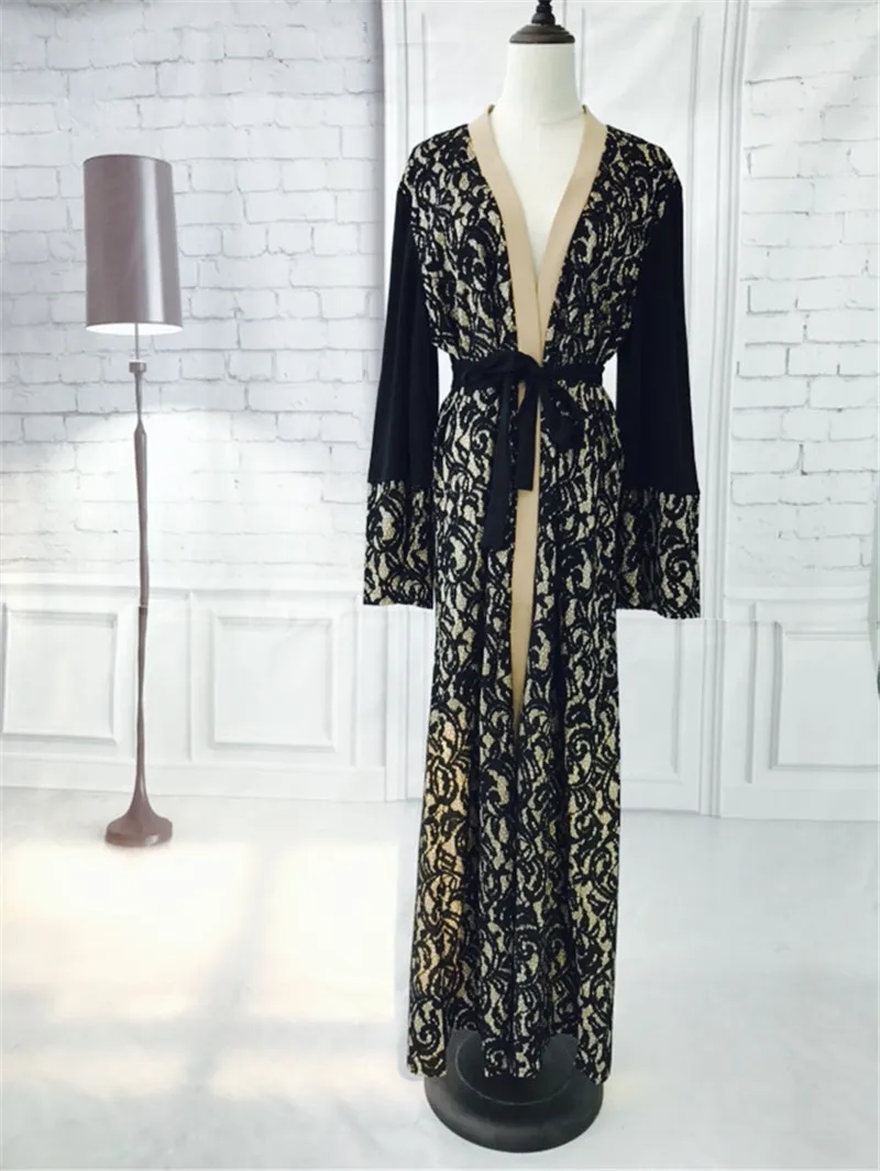 Мусульманское платье-Кафтан с принтом 2020 Брендовое модное платье платья макси