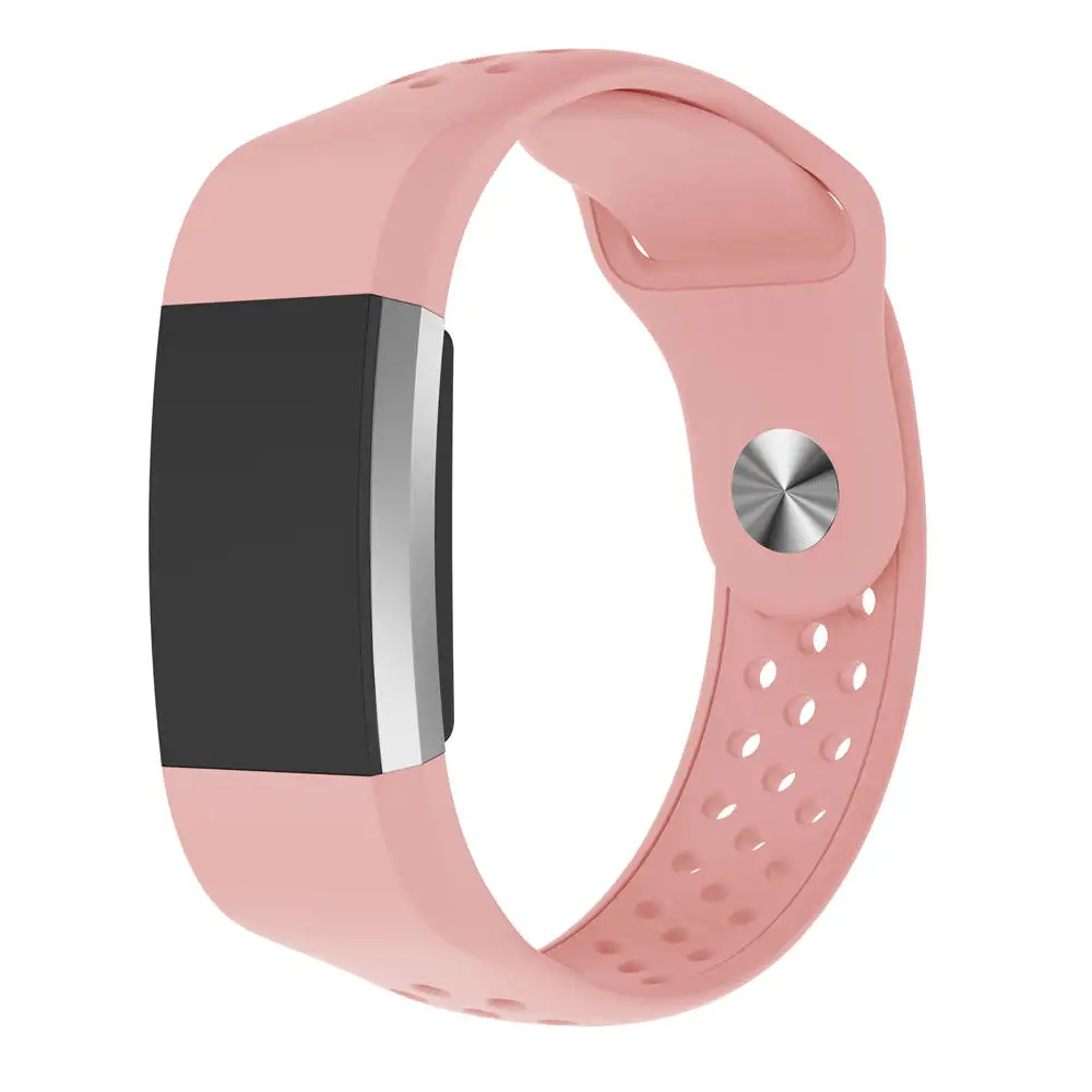 Сменный ремешок для fitbit charge 2 Цветной силиконовый смарт-ремешок часов сменный