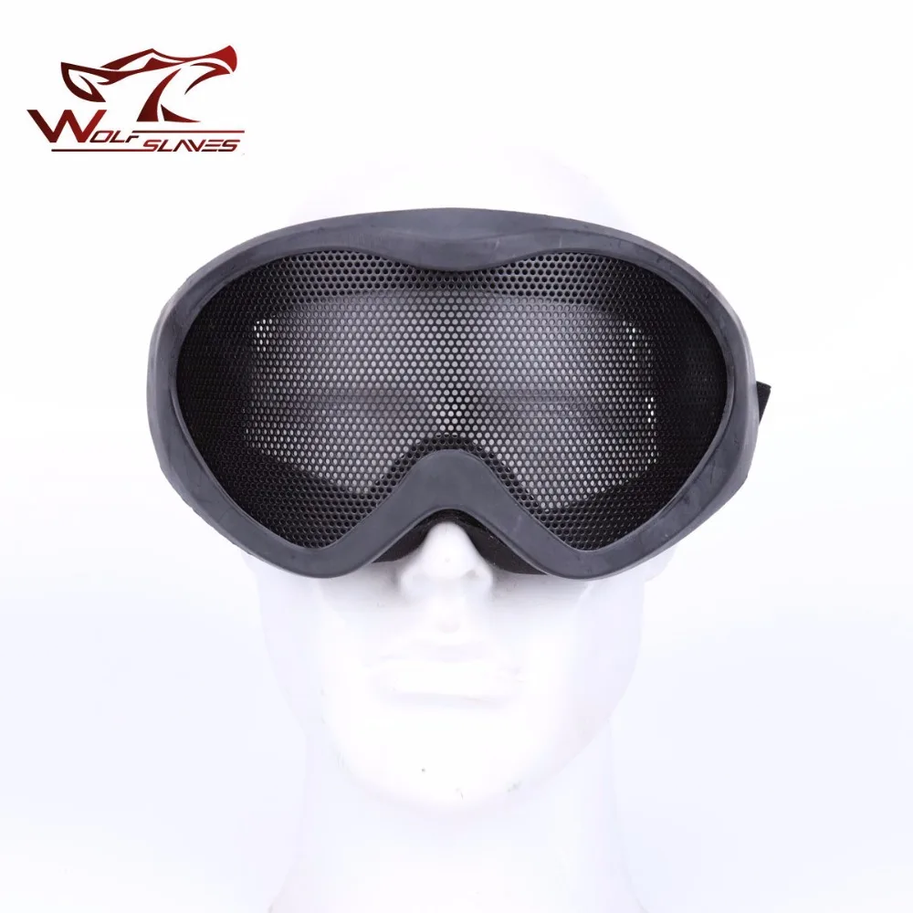 UV400 тактические сетчатые очки Пейнтбольная сетка солнечные страйкбол для улицы