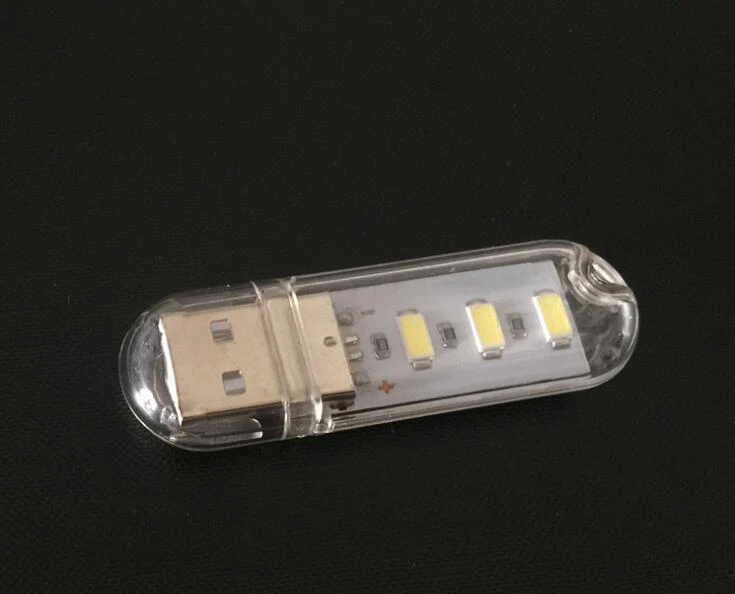 100 шт./лот портативный мини USB 5 в ночной Светильник для деловых подарков