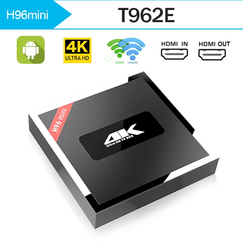 Originale T95Z Più Smart TV BOX 2 GB/16 GB Amlogic T962E Octa Core android 7.1 TVBOX 2.4G/5 GHz WiFi BT4.0 4 K Set Top|ТВ-приставки и