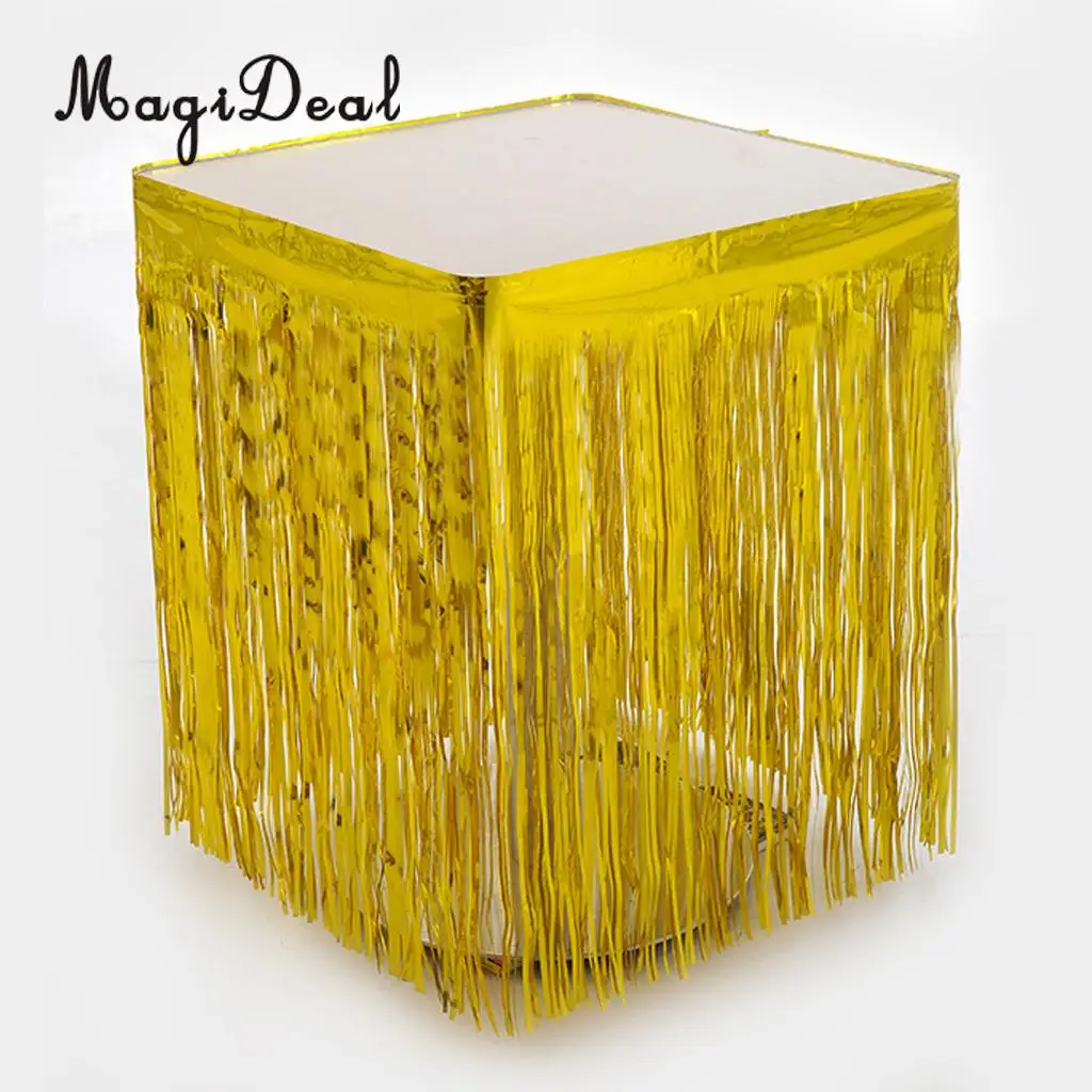 Металлическая занавеска для стола с бахромой MagiDeal сувениры свадебной вечеринки