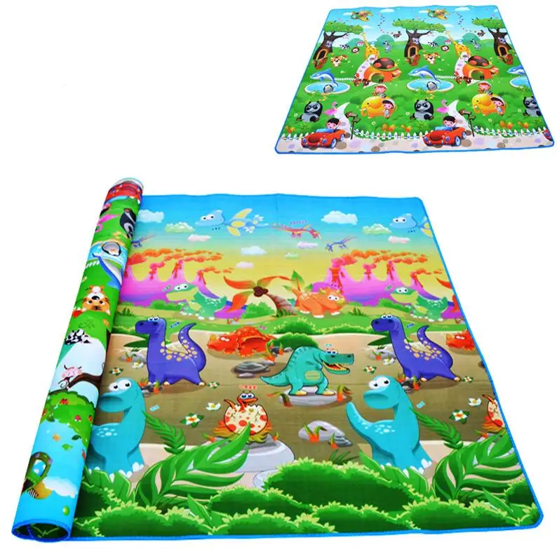 panda Dinasour Детские развивающие игровые коврики 1 см толщина 2 м* 1,8 м обучающие игры в Алфавит EVA пены материал коврик для детей альпинизма тренажерный зал ковер - Цвет: panda Dinasour