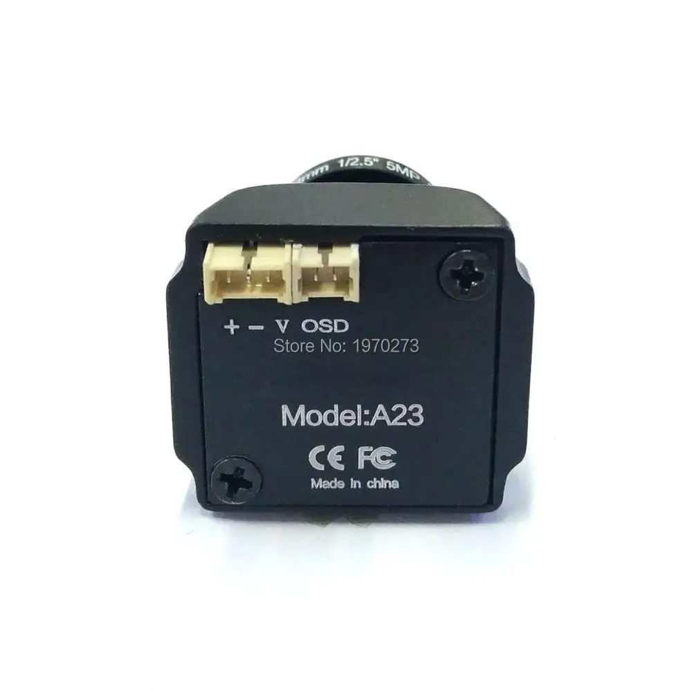 Мини камера A23 1500TVL 2 1 мм/2 3 мм объектив 1/3 &quotMg SUPER HAD II CCD D1 960H PAL / NTSC для FPV