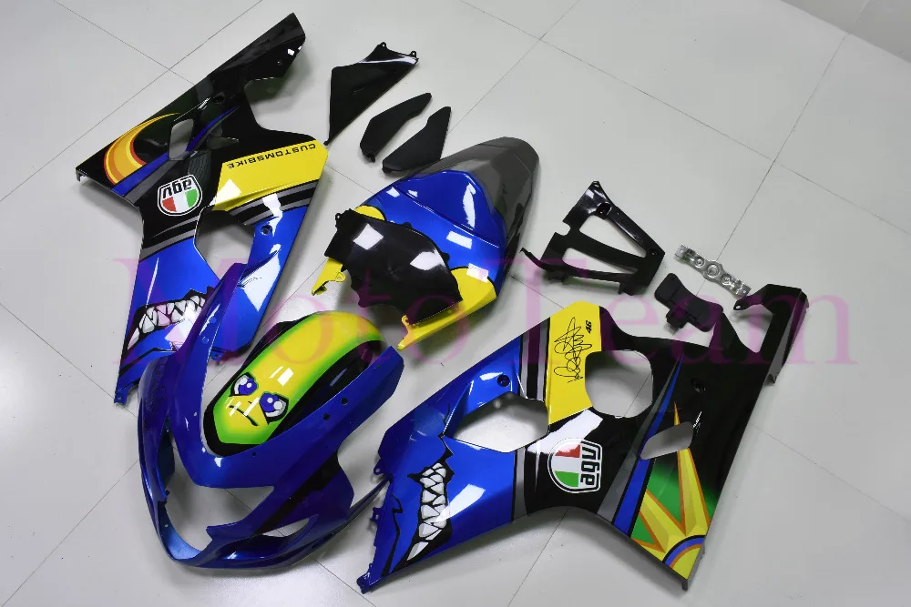 Новинка для Suzuki GSXR600 GSXR750 GSXR 600 750 K4 2004 2005 04 05 комплект обтекателей кузова ABS moto rcycle