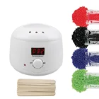 Цифровой обогреватель MEIERLI 500CC для депиляции, восковой обогреватель, ручной эпилятор, твердые восковые бобы, набор для удаления волос на лице и теле с воском