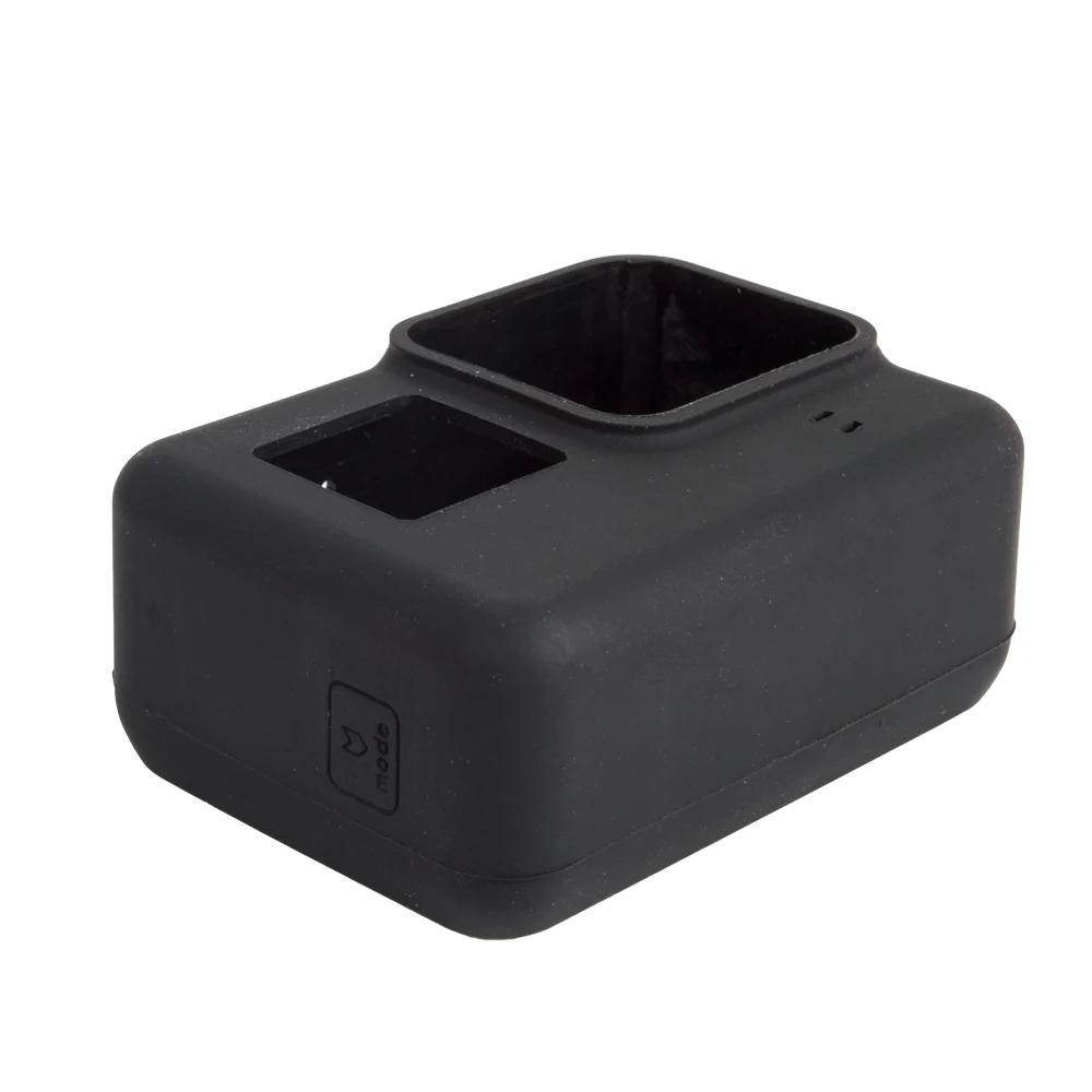 SnowHu для Go Pro Аксессуары Чехол защитный силиконовый чехол+ крышка объектива Крышка для GoPro Hero 8 7 6 5 камера GP502