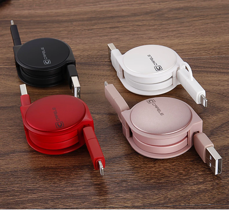 Cafele 3 стиля Micro type c 2 в 1 USB кабель зарядный провод для iPhone huawei Xiaomi samsung Android USB C Microusb Дата кабели
