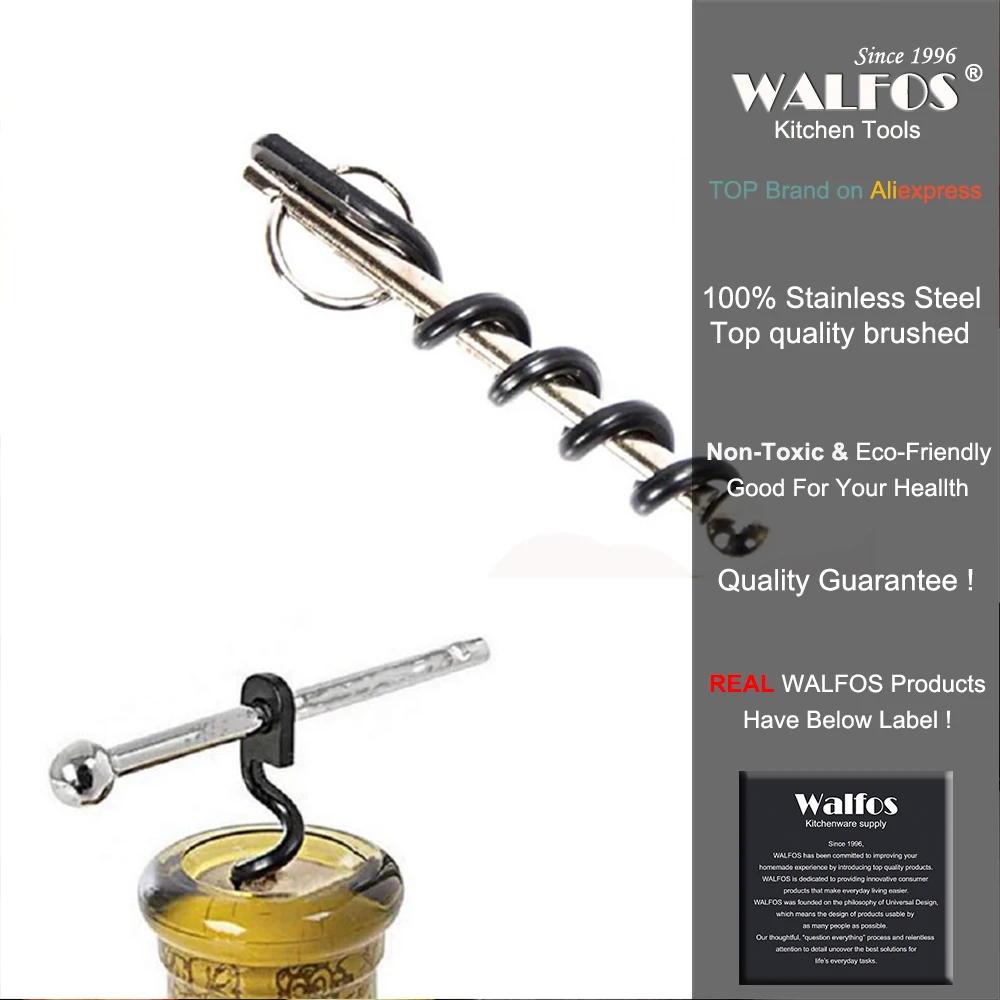 WALFOS креативный многофункциональный мини уличный штопор из нержавеющей стали