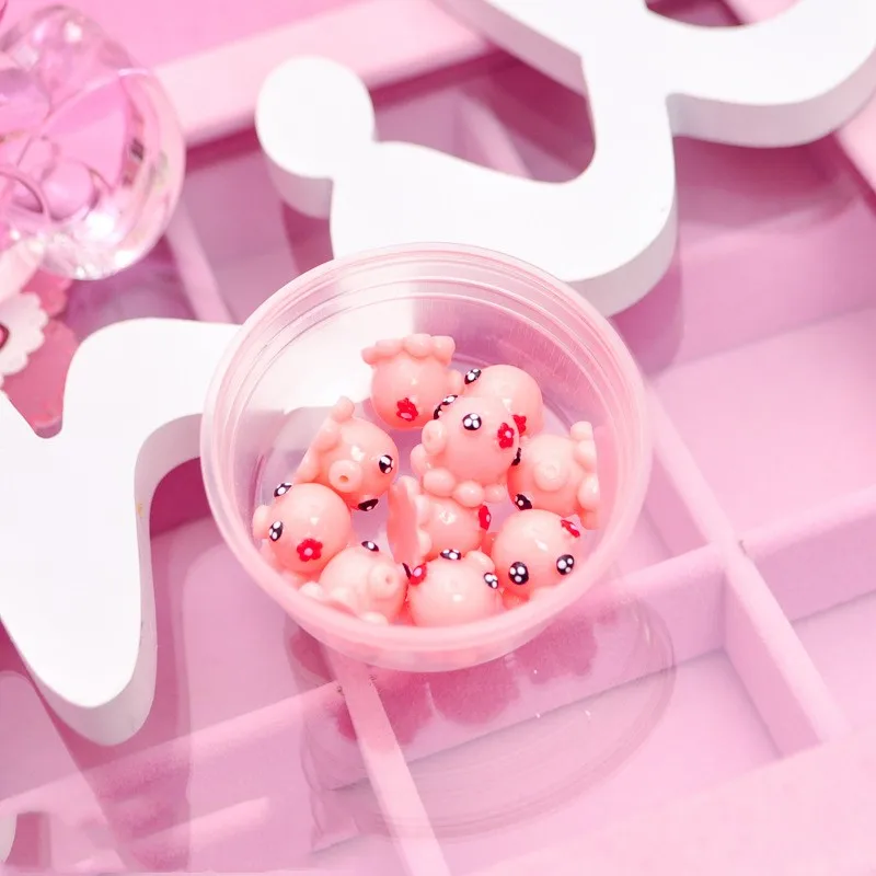 10 шт./кор. Slime DIY Аксессуары мультфильм Животные торт игрушка смолы утка пушистые очистить поставки слаймов игрушка в подарок для детей и взрослых