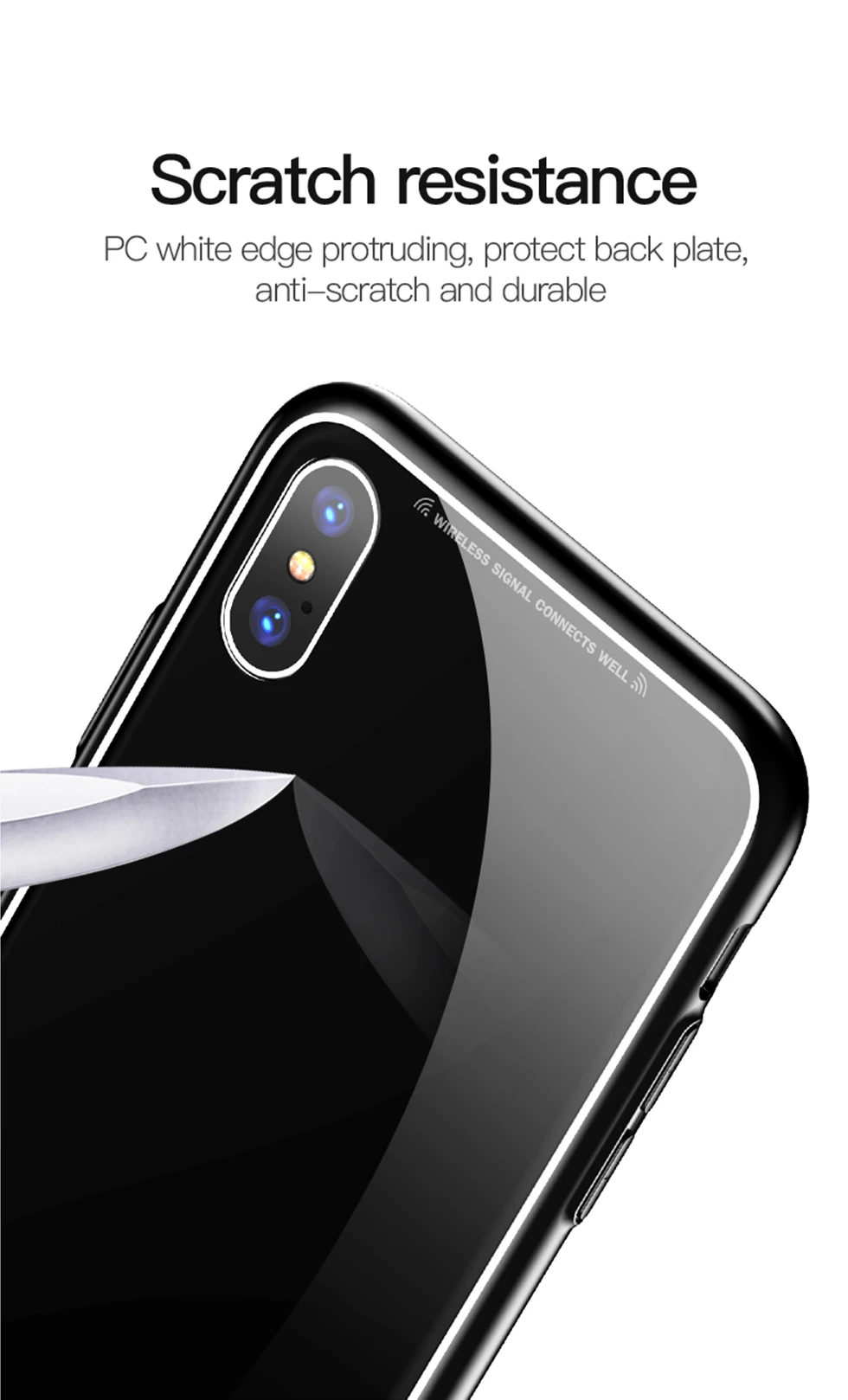 Чехол TOTU для iPhone X/XR/XS Max чехол цветной чехол из закаленного стекла задняя крышка для крышки/Coque/Fundas iPhone X/XR/XS Max чехол s