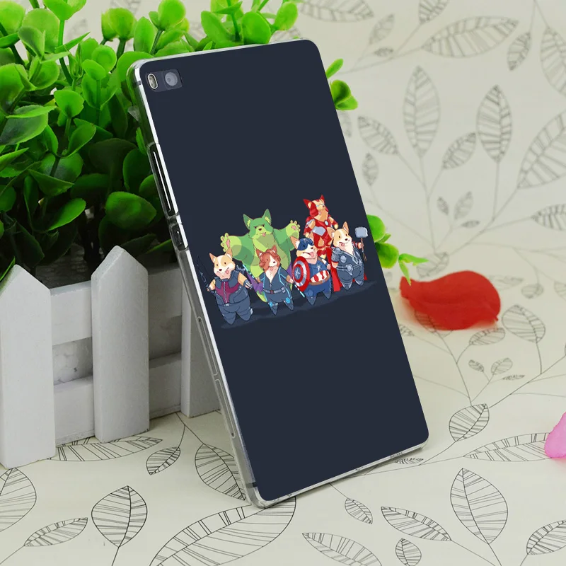 C1846 Прозрачный Жесткий Тонкий чехол для huawei P 6 7 8 9 Lite Plus Honor 4C 4X G7 |
