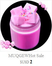 MUQGEW 2 шт. Милая каваи игрушечная глина слизь DIY критральная игрушка грязевая игра прозрачные Волшебные мягкие игрушки Пластилин для детей antistre# LH