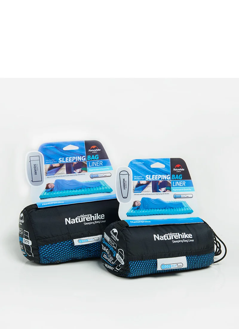 Naturehike одноместный спальный мешок Coolmax Конверт Мумия ультра-светильник портативный анти грязные листы для кемпинга путешествия гостиницы
