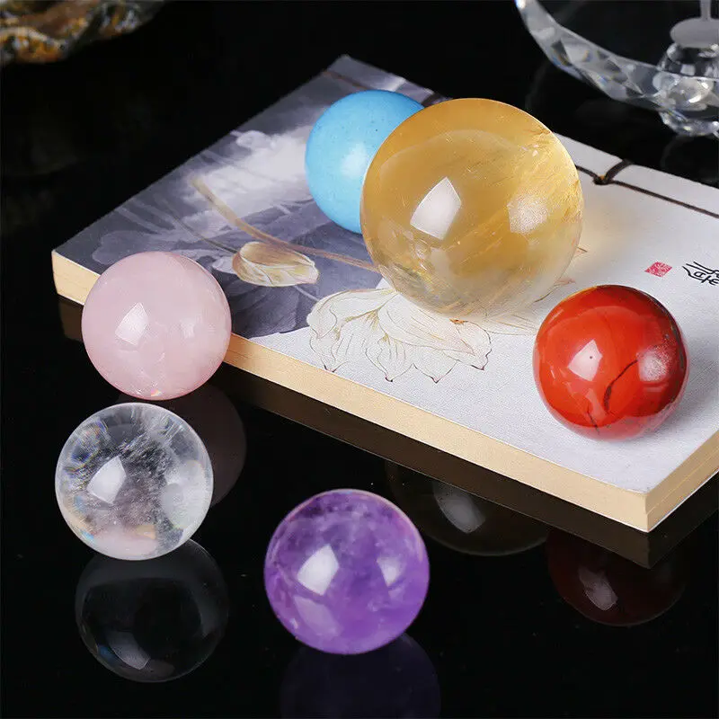 Fengshui Seven Star Array хрустальный шар естественного цвета + пластинчатая основа для