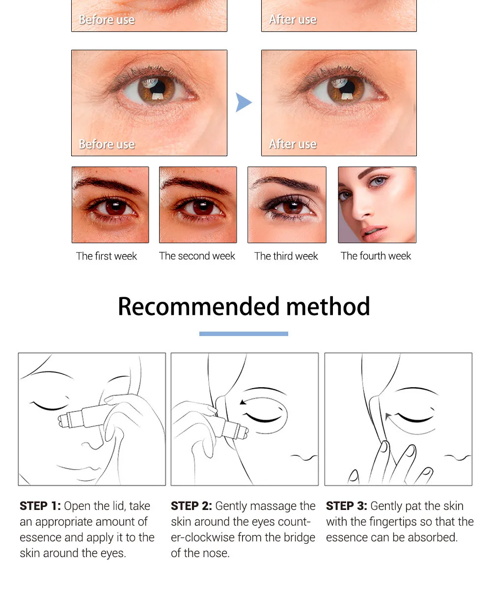 Сыворотка для глаз LANBENA против темных кругов старения восстановление улитки