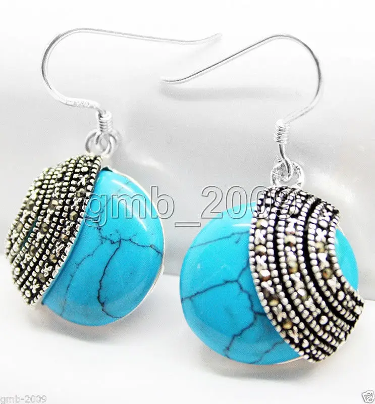 Горячая Распродажа новинка ручная работа раньше CZ 18*18 мм монета синие бирюзовые