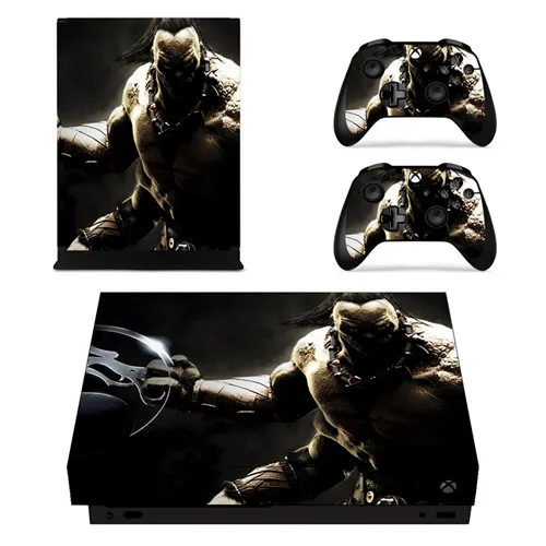 YSX1X0888 Mmoral Kombat наклейка на кожу для Microsoft Xbox One X консоль и контроллер наклейка на кожу s для Xbox One X виниловое покрытие - Цвет: YSX1X0888