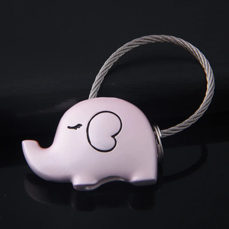 Слон пару брелок для любителей подарок подвеска Key Holder цепи Брелок ключей
