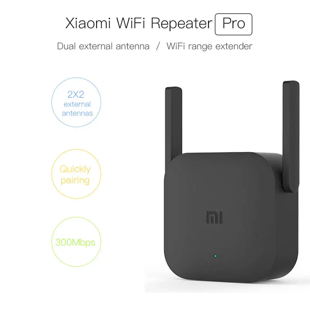 Xiao mi Repeater Pro mi WiFi усилитель 300 Мбит/с Беспроводной Сетевой удлинитель mi jia Wifi сигнал 2,4G беспроводной маршрутизатор