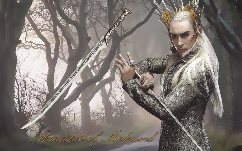 Ручной работы одежда высшего качества Хоббит Thranduil эльфийский король