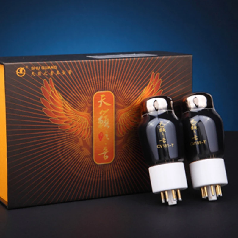 2 шт. Shuguang серии естественных звуков Φ (6SN7GT 6SN7-T CV181-T) HIFI аудио вакуумные трубки |