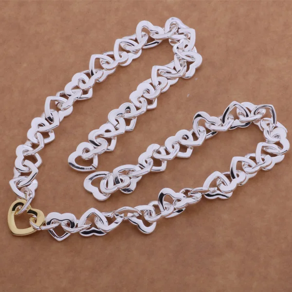 Женское ожерелье с серебряным покрытием AN647 серебро 925 пробы|necklace diameter|necklace v neck