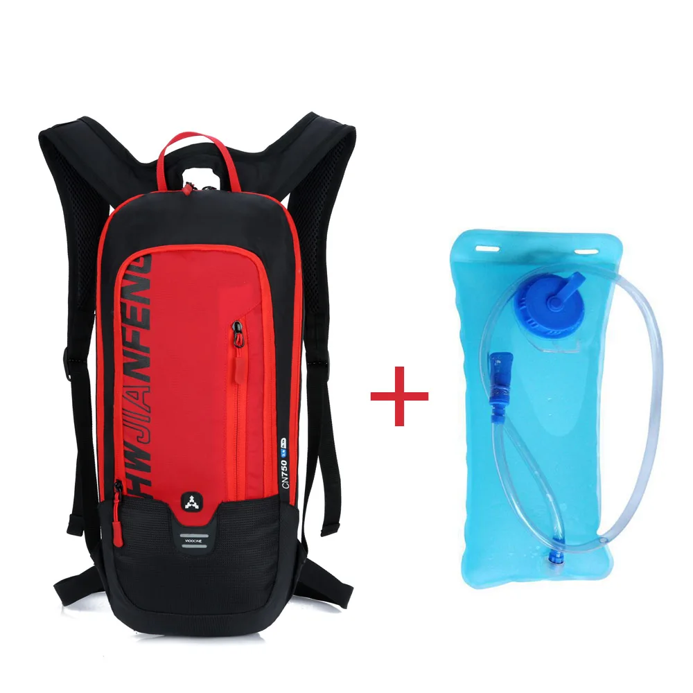 Red Water bag Водонепроницаемый велосипедный рюкзак 6л для мужчин и женщин MTB горный велосипед сумка для воды нейлон Велоспорт Туризм Кемпинг бег гидратация рюкзак - Цвет: Red Water bag