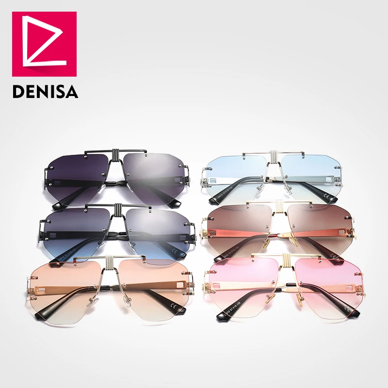 Солнцезащитные очки DENISA G23010 для мужчин и женщин роскошные брендовые крутые