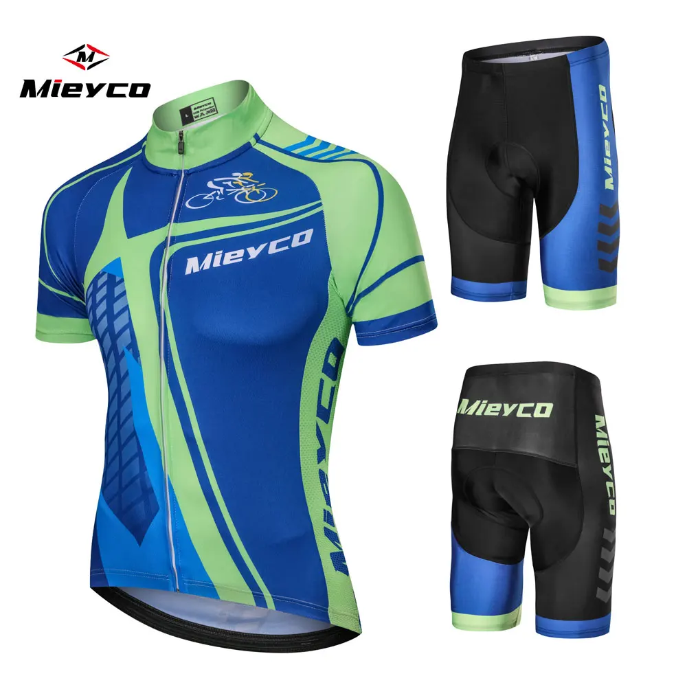 

Summer Men Cycling Jerseys Set Mountain Bike Clothing Racing Bicycle Clothes Ropa Ciclismo Men's Cycle Set Bib Short Pants