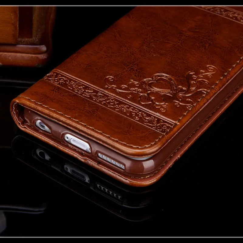 Кожаный чехол книжка Tikitaka с цветочным принтом для Samsung S8 S9 Plus Note8 9 мягкий кошелек