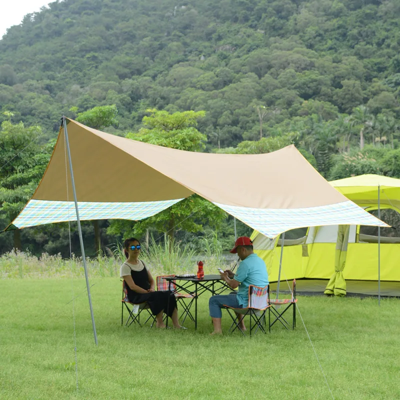 Новый наружный навес утолщенный с серебряным покрытием ткань Оксфорд