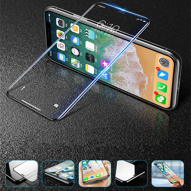 10D ультра HD жесткое Закаленное стекло пленка для iPhone 12 Pro Max 11 полное покрытие