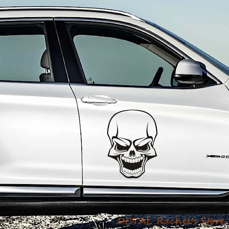 

Skull Car Sticker Demon Decal Fuel Tank Cover Door Window Trunk Motorcycle Helmet for Volkswagen VW Golf Polo SUV decor