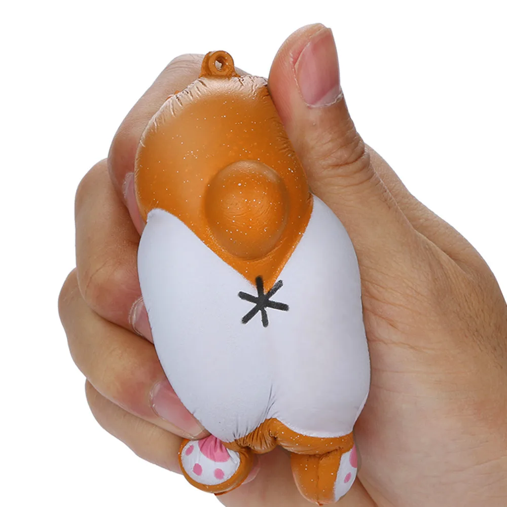 Рождественские сжимаемые игрушки для снятия стресса Kawaii Jumbo Cokey Butt Slow Rising Cream