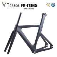 full carbon fiber track bike frame 700c bicycle frameset with fork seatpost carbon fixed gear bsa bicycle frame